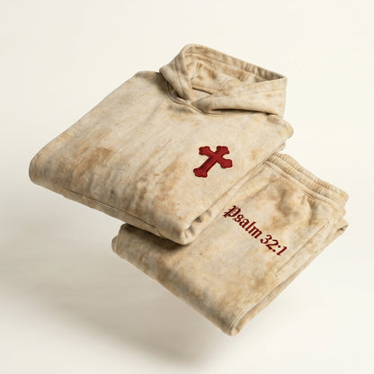 "Psalm 32:1" Sweatpants