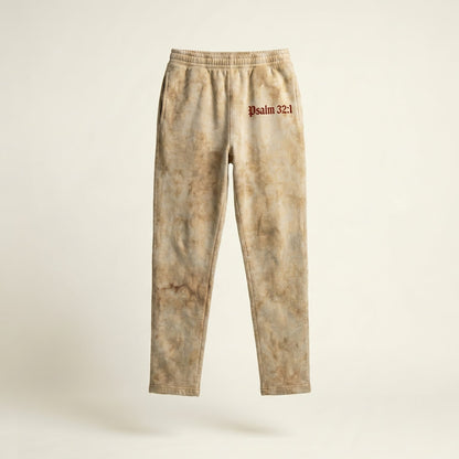 "Psalm 32:1" Sweatpants